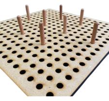 Placa Para Blocagem Blocador Crochê Ou Tricô MDF 30 X 30cm