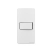 Placa Para Condulete Caixa 1" Com Interruptor Simples Margirius Sleek 10a Branca Branco Placa Para Condulete Caixa 1" Com Interruptor Simples Margirius Sleek 10a Branca Branco