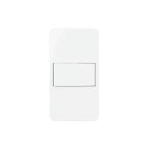 Placa para Condulete Caixa 3/4" com Interruptor Simples MarGirius Sleek 10A Branca