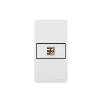 Placa para Condulete Caixa 3/4" com Tomada para Telefone MarGirius Sleek RJ11 4 Fios Branca Placa para Condulete Caixa 3/4" com Tomada para Telefone MarGirius Sleek RJ11 4 Fios Branca
