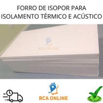 Placa para Forro/Isolante Térmico/Acústico - 1000x50x20mm - 12 Placas - RCAPLACAS