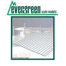 Placa Para Maquete 15X30Cm Forro 12,7Mm Estireno Branco Evergreen Evrg4524