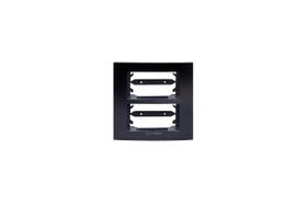 Placa Para Móveis 2 Módulos Pro Class Black Piano Alumbra Placa Para Móveis 2 Módulos Pro Class Black Piano Alumbra