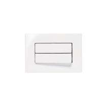 Placa para Móveis 65x45 com Interruptor Duplo Simples MarGirius Sleek 10A Branca