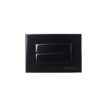 Placa Para Móveis 65x45 Com Interruptor Duplo Simples Margirius Sleek 10a Preto Ebony Placa Para Móveis 65x45 Com Interruptor Duplo Simples Margirius Sleek 10a Preto Ebony
