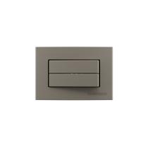 Placa para Móveis 65x45 com Interruptor Duplo Simples MarGirius Sleek Colors 10A Argila