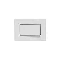 Placa Para Móveis 65x45 Com Interruptor Intermediário Margirius Sleek 10a Branca Placa Para Móveis 65x45 Com Interruptor Intermediário Margirius Sleek 10a Branca