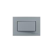 Placa para Móveis 65x45 com Interruptor Paralelo MarGirius Sleek Colors 10A Cinza