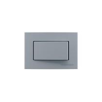 Placa Para Móveis 65x45 Com Interruptor Simples Margirius Sleek Colors 10a Cinza Cinza