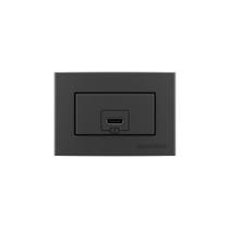 Placa Para Móveis 65x45 E Tomada Carregador Usb-c Margirius Sleek Colors 2a 10w Grafite Placa Para Móveis 65x45 E Tomada Carregador Usb-c Margirius Sleek Colors 2a 10w Grafite