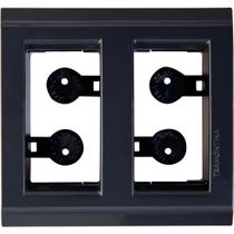 Placa para Móvel 2 Postos Tramontina Liz Grafite - 57106037 - TRAMONTINA