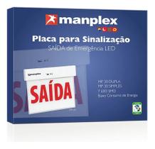 Placa para sinalização saída Led Manplex