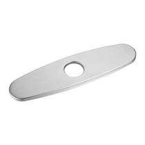 Placa para torneira ALEASHA 10" em aço inoxidável escovado níquel