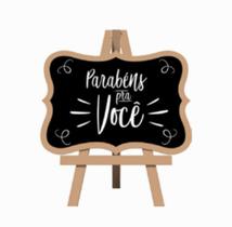 Placa "Parabéns pra você " Placa "Parabéns pra você "