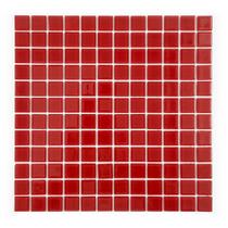 Placa Pastilha Vidro Parede 30cm X 30cm Vermelho Placa Pastilha Vidro Parede 30cm X 30cm Vermelho