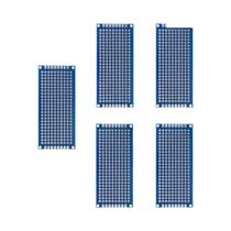 Placa PCB Azul Prototípica, Placas De Circuito Dupla Face Para Soldagem DIY 2x8cm 3x7cm 4x6cm 5x7cm