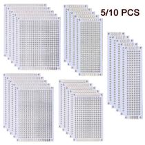 Placa PCB Branca De Dupla Face Para Protótipos 2x8/3x7/4x6/5x7/7x9cm Para Projetos DIY De Soldagem Placa PCB Branca De Dupla Face Para Protótipos 2x8/3x7/4x6/5x7/7x9cm Para Projetos DIY De Soldagem