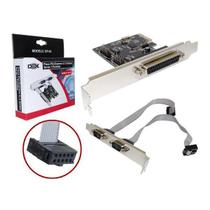 Placa pci-e 2 serial e 1 paralelo dex dp-03 Placa pci-e 2 serial e 1 paralelo dex dp-03