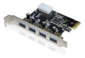 Placa Pci-e Com 4 Portas Externas Usb 3.0 5gbps Pc Desktop