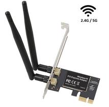 Placa PCI-E Express Wireless Dual Band 5G e 2.4G 2 Antenas KP-T119