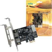 Placa PCI-E USB 3.0 Express 2 Portas Feasso JPU-03