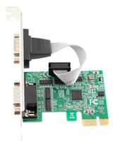 Placa Pci Express 1X 2 Porta Serial Db9 Rs232 Rs485 Rs422