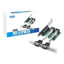 Placa PCI Express 2 Portas Serial DB9 Knup KP-T105 Placa PCI Express 2 Portas Serial DB9 Knup KP-T105