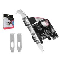 Placa Pci Express 2 Saidas Portas Seriais Rs232 Rs485 Rs422 Dex DP-19 Placa Pci Express 2 Saidas Portas Seriais Rs232 Rs485 Rs422 Dex DP-19