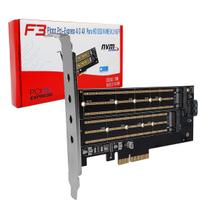 Placa PCI Express 4.0 4X Para HD SSD NVME M.2 F3 PLA-NM - 1506