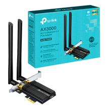 Placa PCI-Express Wireless TP-Link Archer TX50E, WI-FI 6 AX3000, Bluetooth 5.2, Dual Band, Duas Antenas de Alto Ganho Placa PCI-Express Wireless TP-Link Archer TX50E, WI-FI 6 AX3000, Bluetooth 5.2, Dual Band, Duas Antenas de Alto Ganho
