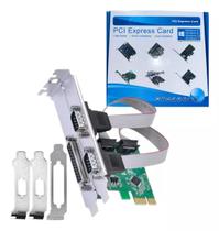 Placa Pci Express X1 Multiserial Com 2 Seriais E Low Profile Placa Pci Express X1 Multiserial Com 2 Seriais E Low Profile