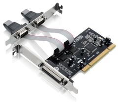 Placa PCI Multilaser GA129 (2 portas seriais + 1 paralela)