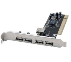 Placa Pci Usb 2.0 Com 4+1 Portas Usb 2.0 / 1.0 Dp-52