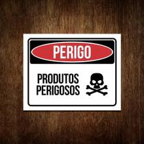 Placa Perigo - Produtos Perigosos - De Sinalização 36X46