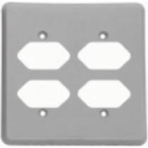 Placa Perlex 4X4 (4 Tomadas) 13Pl22T Placa Perlex 4X4 (4 Tomadas) 13Pl22T