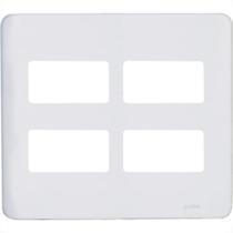 Placa Perlex Aros 4X4 (4 Modulos Distanciadas) 73Pl22S Placa Perlex Aros 4X4 (4 Modulos Distanciadas) 73Pl22S
