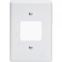 Placa Perlex Branca 4X2 (2 Saida) 23Pl2 Placa Perlex Branca 4X2 (2 Saida) 23Pl2