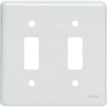 Placa Perlex Branca 4X4 (1 Saida+1 Saida) 23Pl11 Placa Perlex Branca 4X4 (1 Saida+1 Saida) 23Pl11