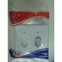 Placa Perlex Branca 4X4 (1 Tomada+1 Tomada) 23Pl11T Placa Perlex Branca 4X4 (1 Tomada+1 Tomada) 23Pl11T