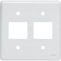 Placa Perlex Branca 4X4 (2 Saida+2 Saida) 23Pl22 Placa Perlex Branca 4X4 (2 Saida+2 Saida) 23Pl22