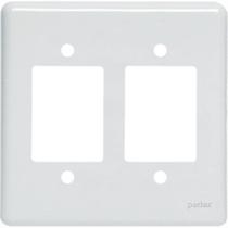 Placa Perlex Branca 4X4 (3 Saida+3 Saida) 23Pl33 Placa Perlex Branca 4X4 (3 Saida+3 Saida) 23Pl33