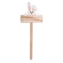 Placa personalizável em Madeira Cru Pick para Vasos e Jardins 57x22 cm