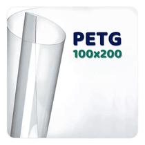 Placa Petg Cristal 200x100 cm de Acrílico Incolor Flexivel Espessura 0,5mm