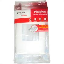 Placa Pial Glos 4X2 (2 Modulos Horizontal) 618522