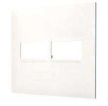Placa Pial Plus+ 4X4cm 1+1 Postos Branco - Pial Legrand Placa Pial Plus+ 4X4cm 1+1 Postos Branco - Pial Legrand