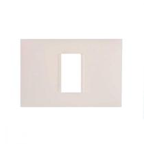 Placa Pial Plus+ Branca 4X2 (1 Modulo Horizontal) 618501Bc