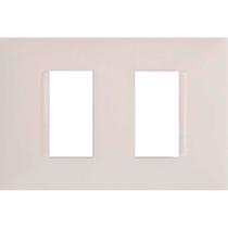 Placa Pial Plus+ Branca 4X2 (2 Modulo Distanciado) 618506Bc