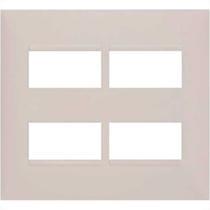 Placa Pial Plus+ Branca 4X4 (2+2 Distanciada) 618514Bc Placa Pial Plus+ Branca 4X4 (2+2 Distanciada) 618514Bc