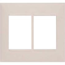 Placa Pial Plus+ Branca 4X4 (3+3 Horizontal) 618516Bc