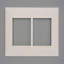 Placa Pial Plus+ Branca 4X4 - 3 Modulos + 3 Modulos Horizontais - 618516